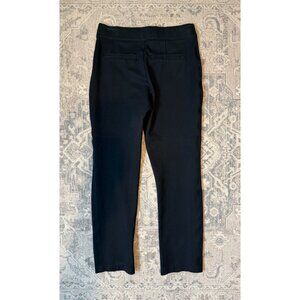 Spanx Women's Pull On Black Slim Leg Pants Medium Career Stretch Slimming